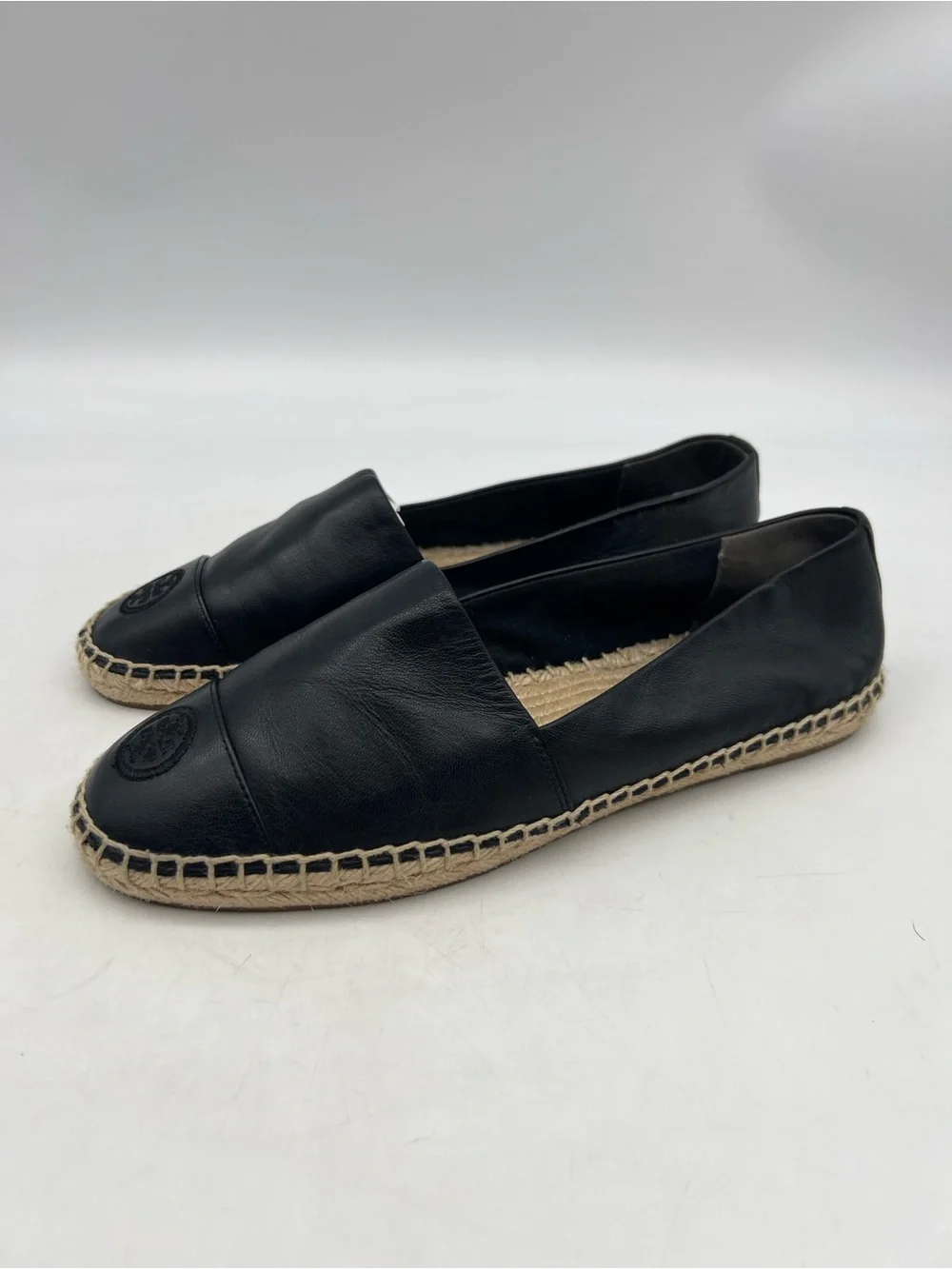 Tory Burch Color Block Flat Espadrille in Black